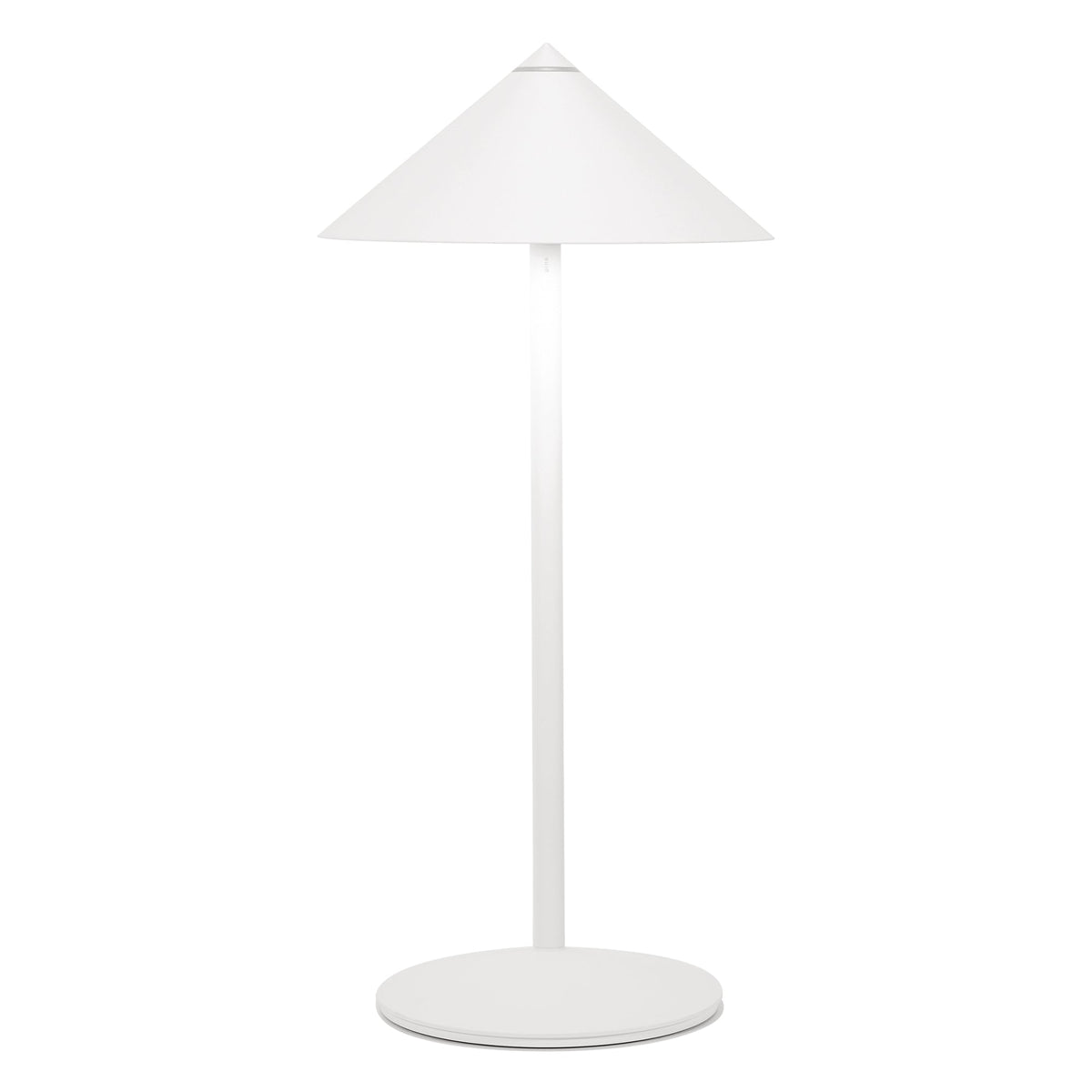 A white Pina L lamp on a white background