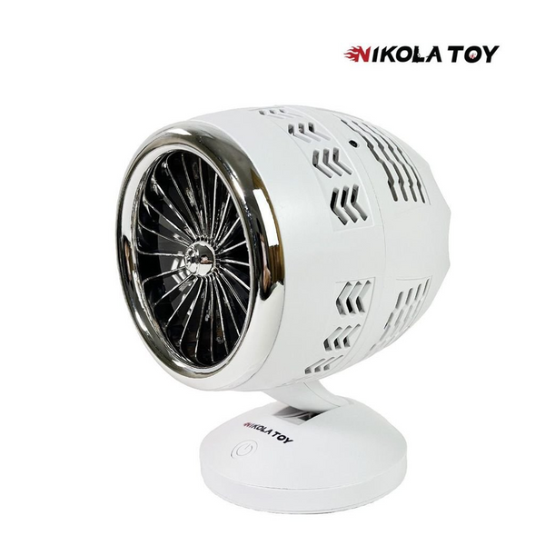 NIKOLATOY Desktop Humidifier Fan – Jet Engine Inspired Design