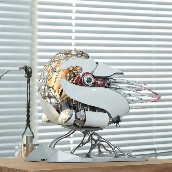 Mechanical Metal Nautilus Steampunk Model