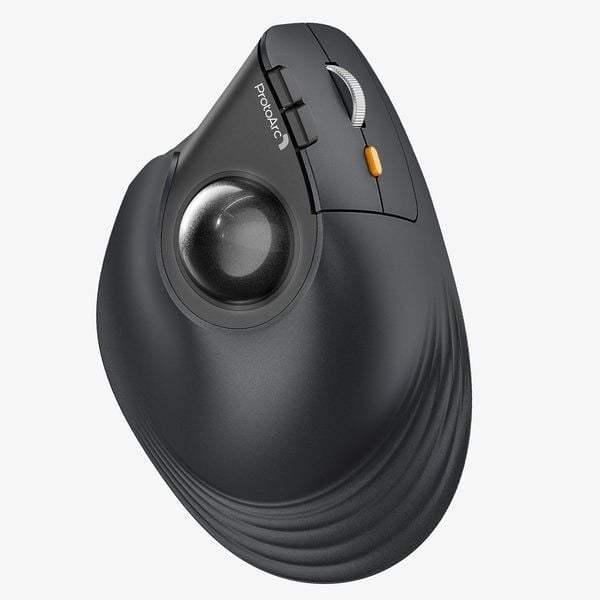 ProtoArc EM11 NL & EM05 NL Ergonomic Mouse – Ergonomic Design, 2400 DPI, Connects to 3 Devices, USB-C Charging, Wireless Bluetooth