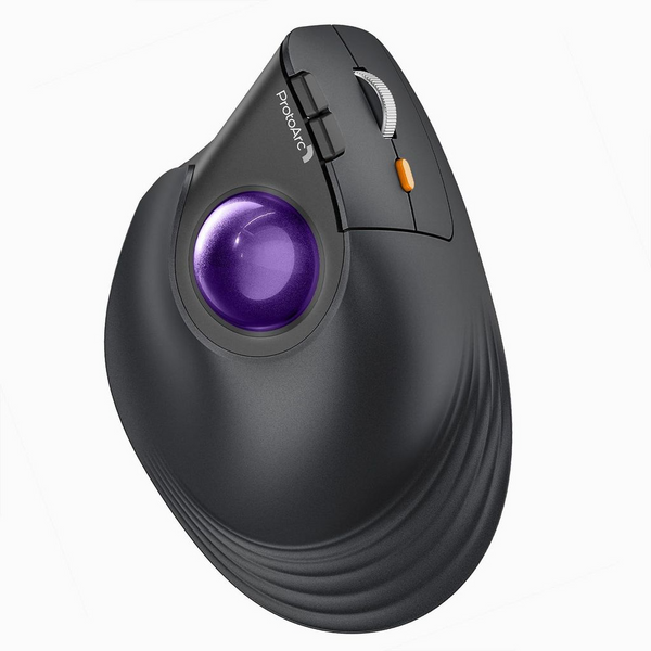 ProtoArc EM11 NL & EM05 NL Ergonomic Mouse – Ergonomic Design, 2400 DPI, Connects to 3 Devices, USB-C Charging, Wireless Bluetooth