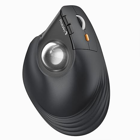ProtoArc EM11 NL & EM05 NL Ergonomic Mouse – Ergonomic Design, 2400 DPI, Connects to 3 Devices, USB-C Charging, Wireless Bluetooth