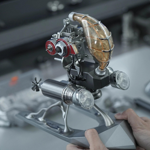 Mechanical Metal Nautilus Steampunk Model