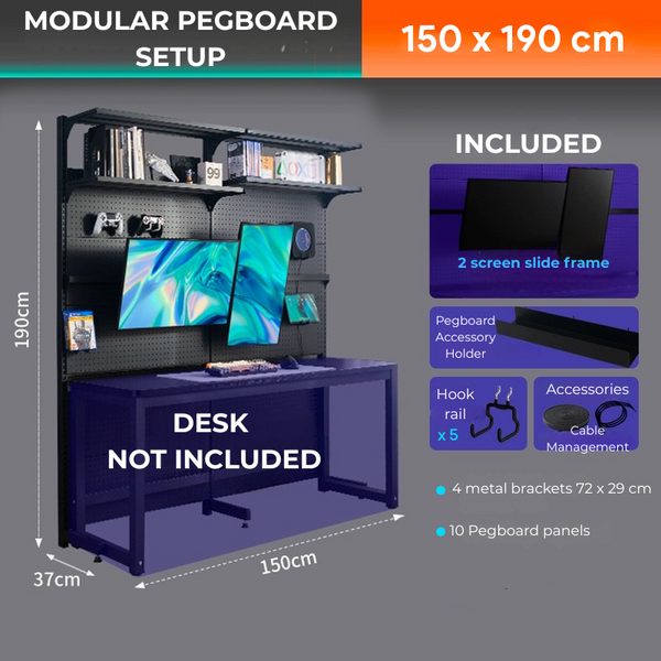 9Spacex Pegboard Module – a versatile solution to keep your space organized