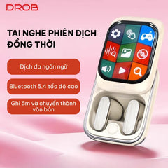DROB G9 TWS Bluetooth Earbuds - Touch Screen & 400mAh Battery with 48-Hour Usage