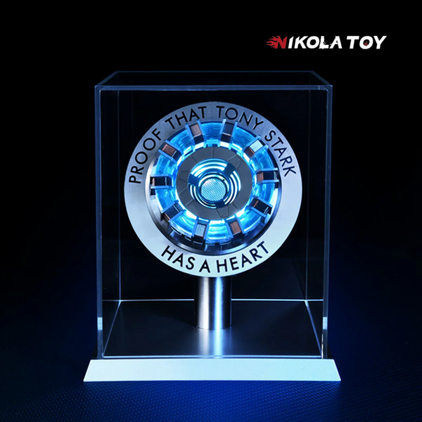 Iron Man Arc Reactor by NIKOLATOY – LED Light, Vibration Sensor, Floating Design
