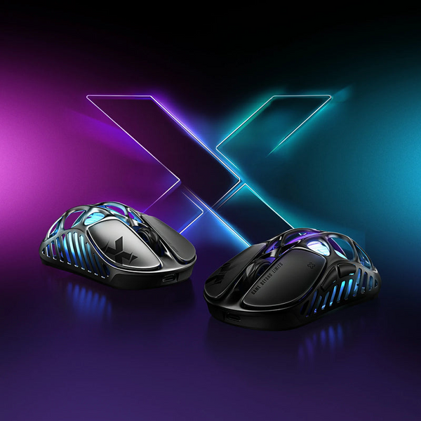 Wireless Gaming Mouse GravaStar Mercury X: Ultra-Lightweight, Hollow Design, Premium PAW 3950 Sensor
