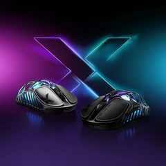 Wireless Gaming Mouse GravaStar Mercury X: Ultra-Lightweight, Hollow Design, Premium PAW 3950 Sensor