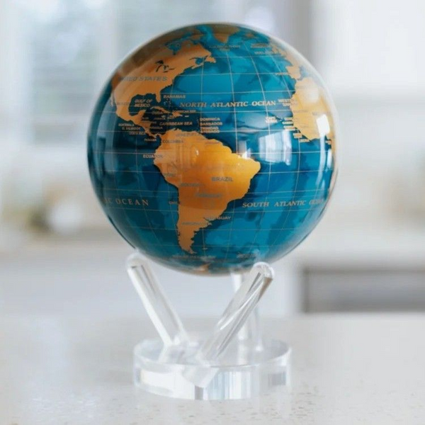 Earth with Clouds MOVA Globe – Self-Rotating Globe Model