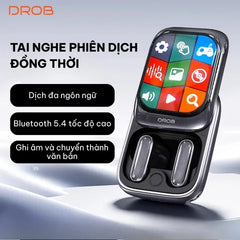 DROB G9 TWS Bluetooth Earbuds - Touch Screen & 400mAh Battery with 48-Hour Usage