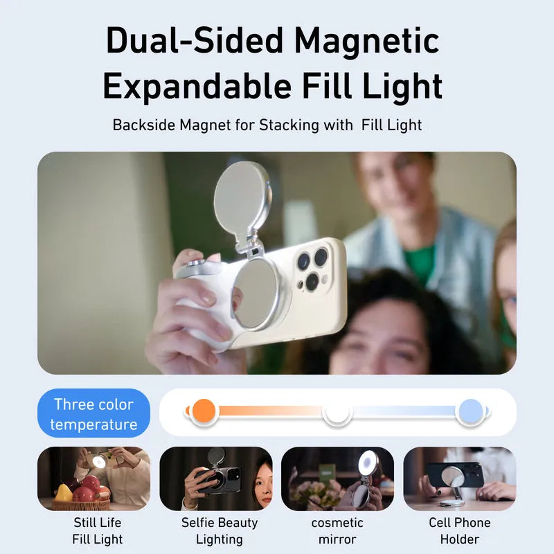 TELESIN Magnetic Phone Photography Grip with Remote - Professional 360° Photography