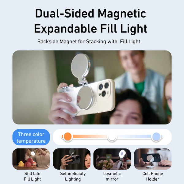 TELESIN Magnetic Phone Photography Grip with Remote - Professional 360° Photography
