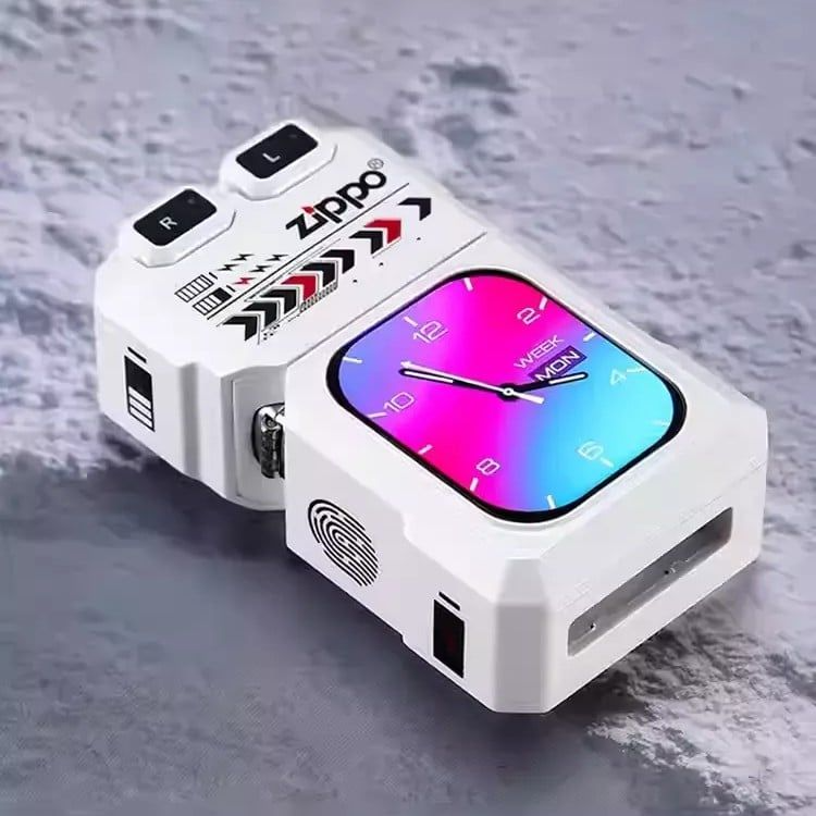 Smart Zippo Lighter – Integrated with Convenient Earbuds