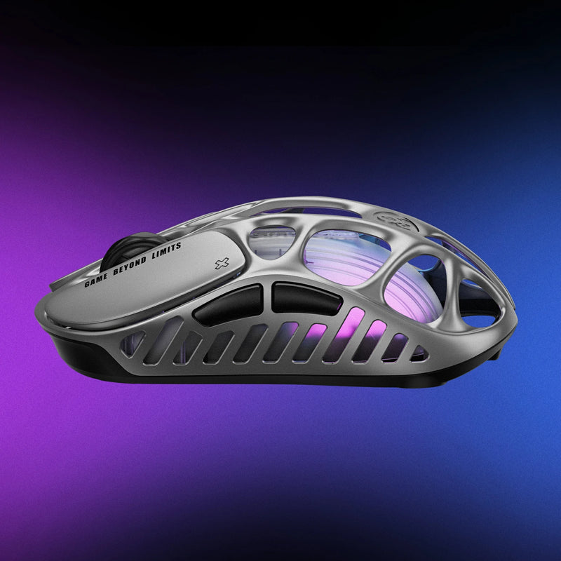 Wireless Gaming Mouse GravaStar Mercury X: Ultra-Lightweight, Hollow Design, Premium PAW 3950 Sensor