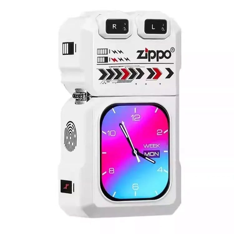 Smart Zippo Lighter – Integrated with Convenient Earbuds