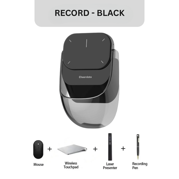 Cheerdots2 - 4-in-1 Smart Wireless Mouse | Touchpad, ChatGPT, Voice Recorder, Professional Presenter