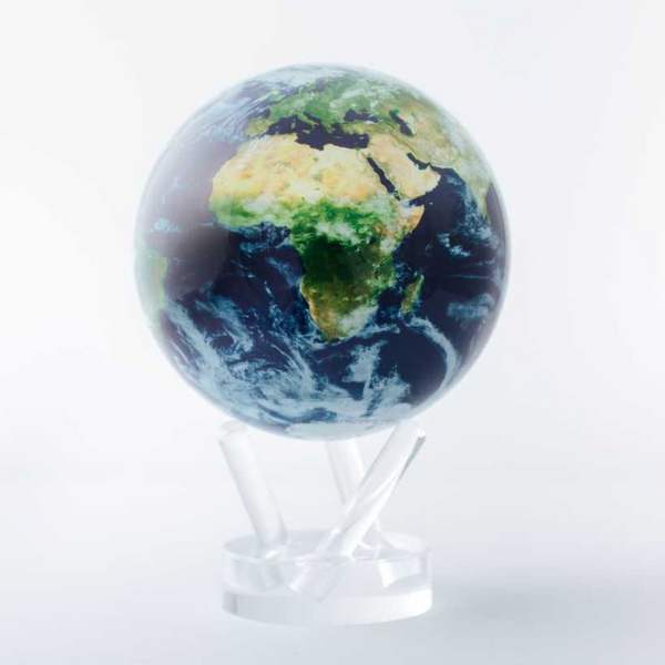 Earth with Clouds MOVA Globe – Self-Rotating Globe Model