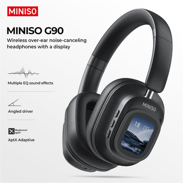 MINISO G90 Wireless Headphones - Noise Cancellation Technology, Touch Control, and High-Quality Sound