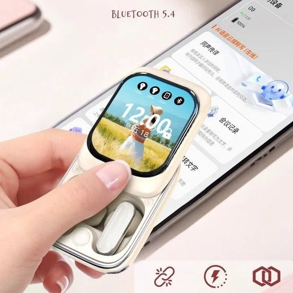 DROB G9 TWS Bluetooth Earbuds - Touch Screen & 400mAh Battery with 48-Hour Usage