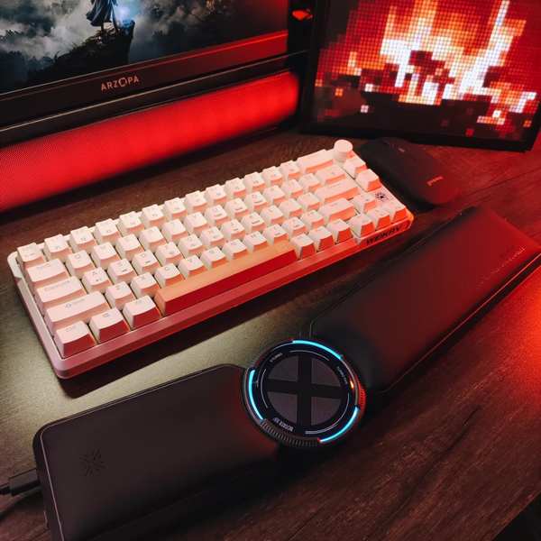 X-Turbo AirFlow Cooler Wrist Rest – Ergonomic Gaming Keyboard Wrist Support with Cooling Fan