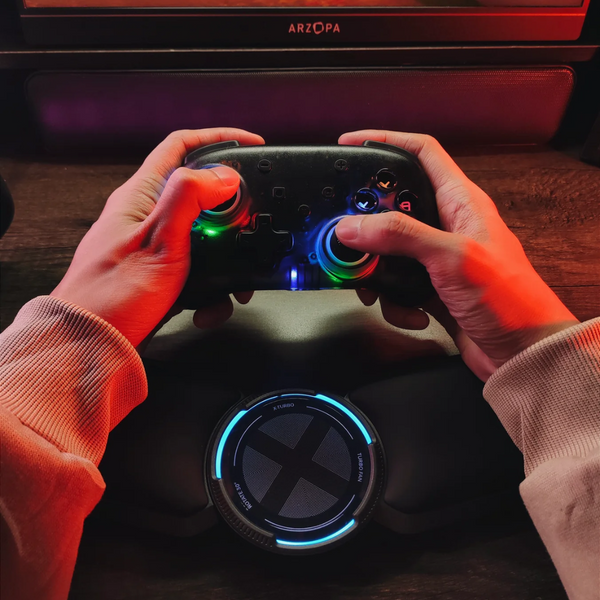 X-Turbo AirFlow Cooler Wrist Rest – Ergonomic Gaming Keyboard Wrist Support with Cooling Fan