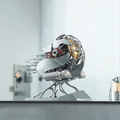 Mechanical Metal Nautilus Steampunk Model