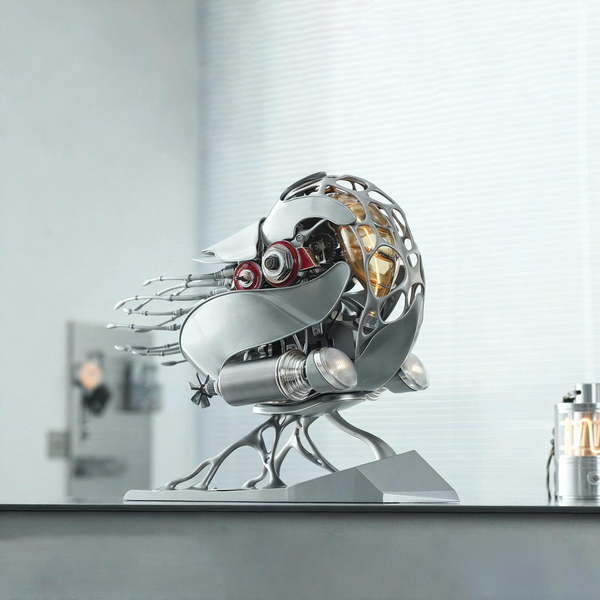 Mechanical Metal Nautilus Steampunk Model