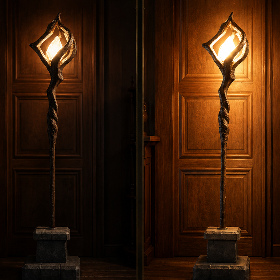 Wizard's Light staff lamp