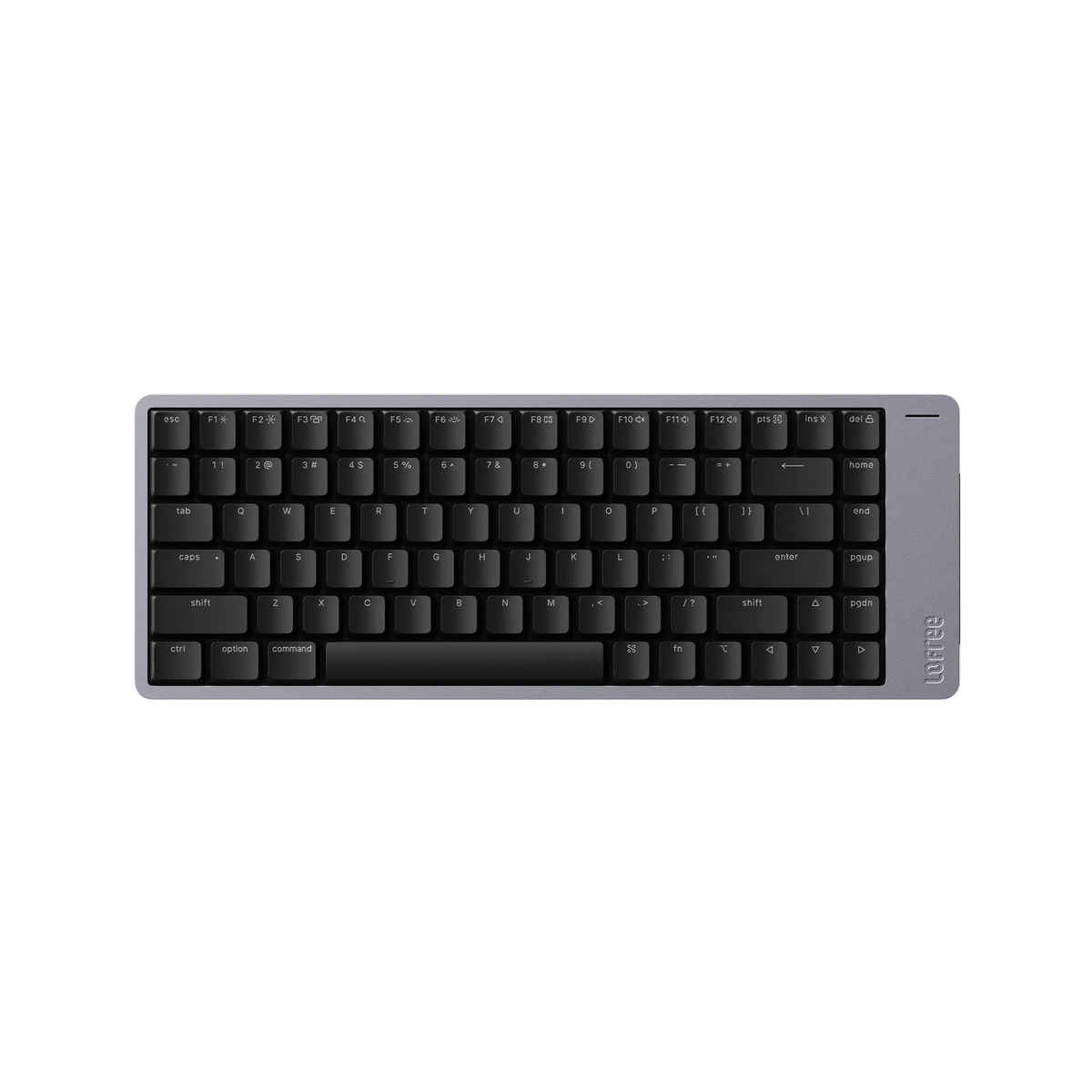Lofree Flow 2 84 in Space Gray from above, showing the 84-key layout