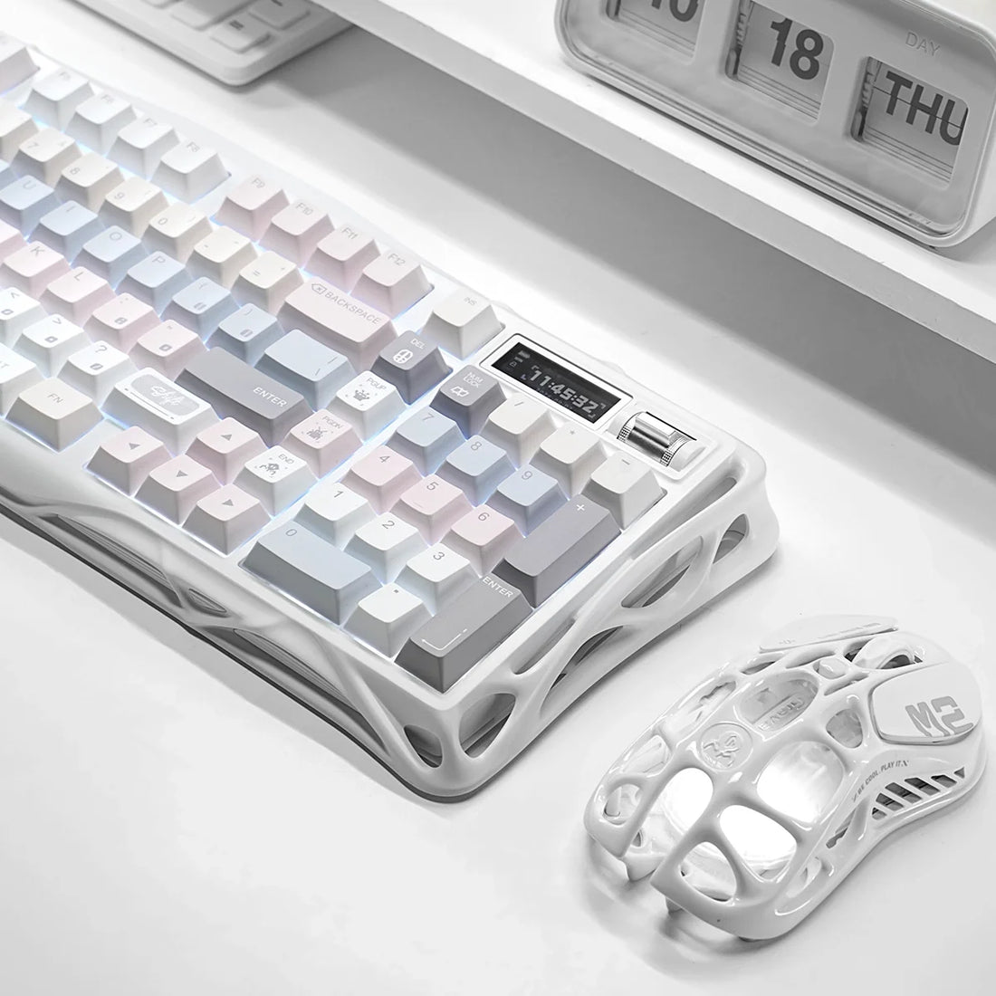 GravaStar Mercury K98 Pastel Whisper Mechanical Keyboard – GravaStar image 9
