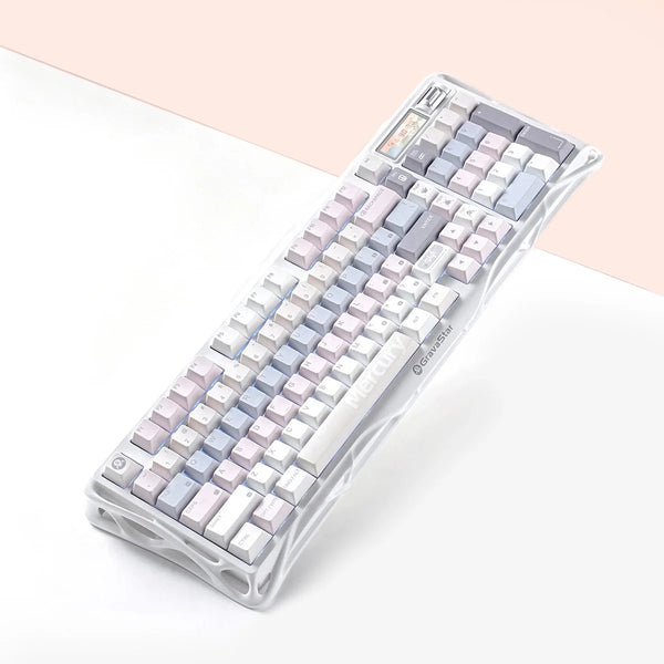 GravaStar Mercury K98 Pastel Whisper Mechanical Keyboard – GravaStar image 1