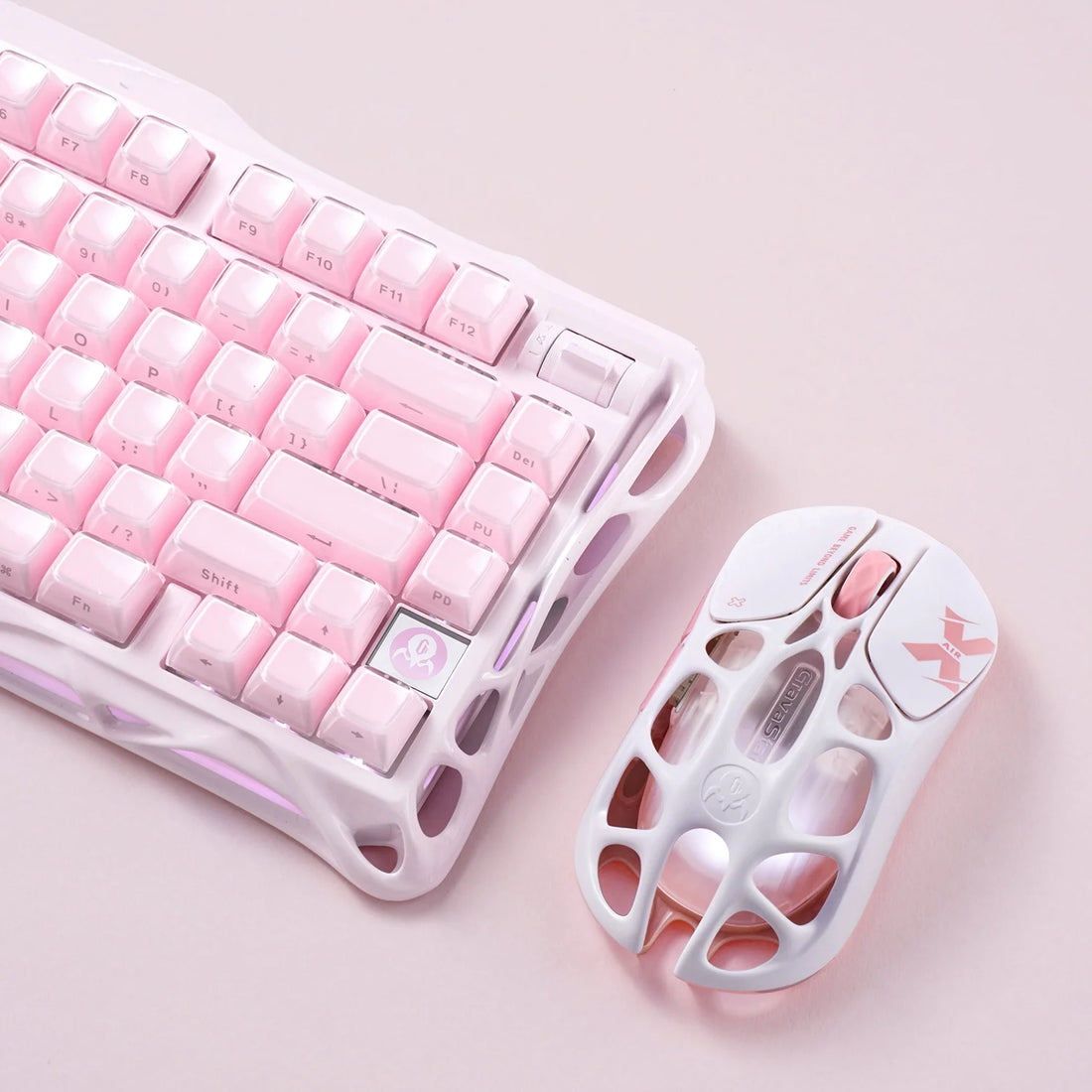 GravaStar Mercury X Air 8KHz Wireless Gaming Mouse Pearl Rose – GravaStar image 7