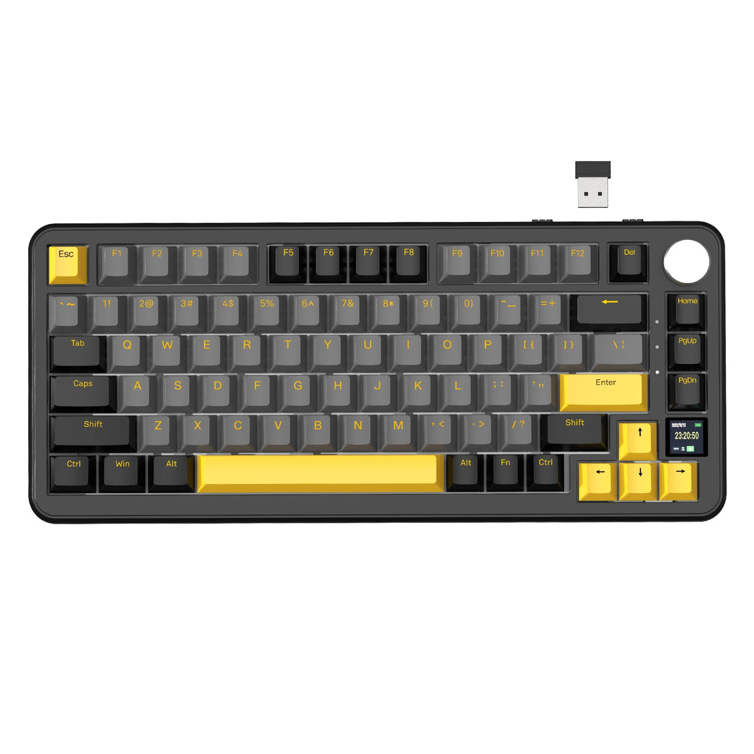 Attack Shark X85 Pro 75% Tri-Mode Keyboard with Screen and Knob, photo 9