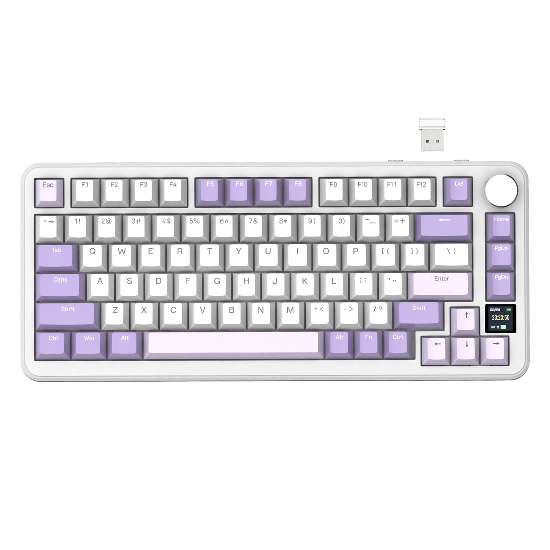 Attack Shark X85 Pro 75% Tri-Mode Keyboard with Screen and Knob, photo 7