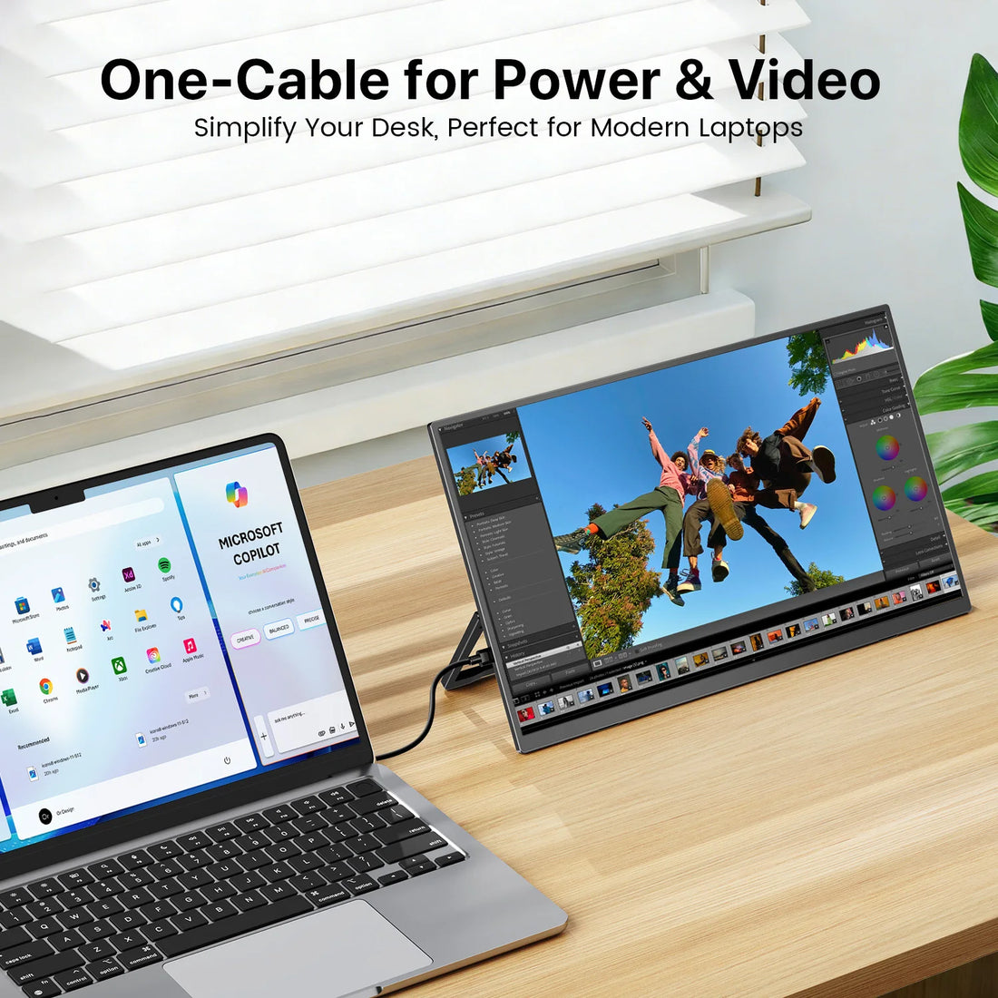 UPERFECT 15.6 inch Touchscreen Portable Monitor with Kickstand, photo 6