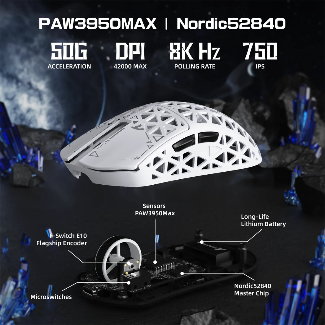 Attack Shark R5 Ultra Carbon Fiber 39g Wireless Mouse, photo 7