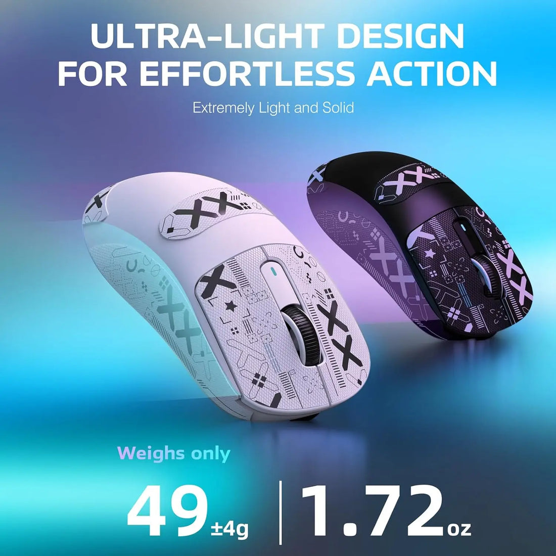 Attack Shark X3 49g Tri-Mode Wireless Gaming Mouse, photo 2