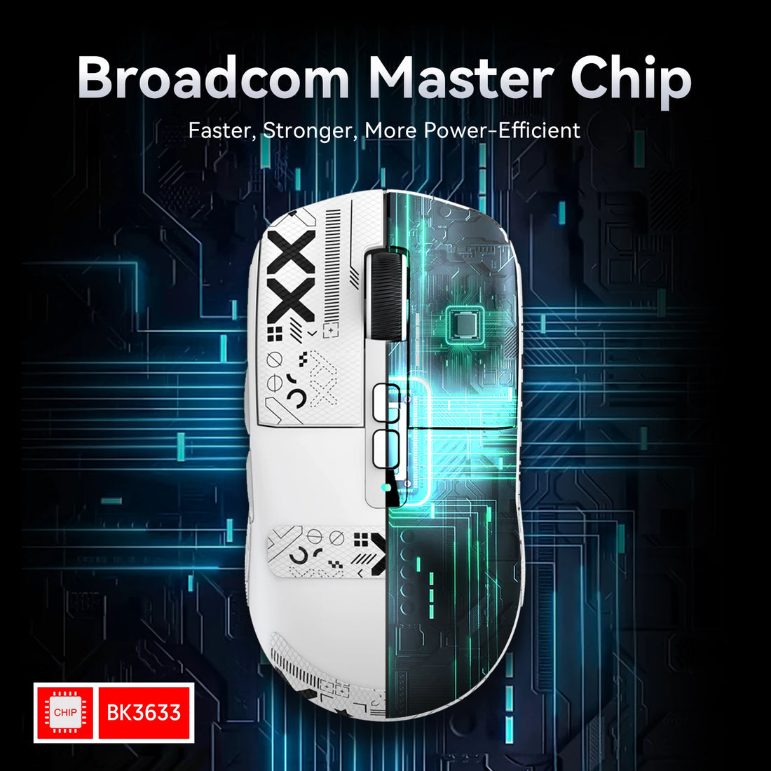 Attack Shark X6 Tri-Mode Mouse with Magnetic Charging Dock, photo 7