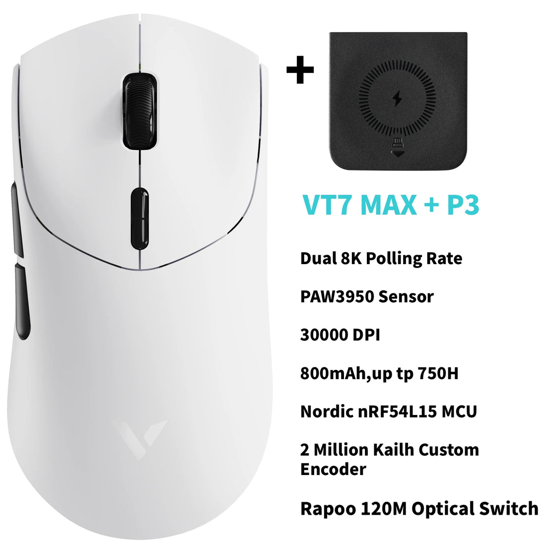 Rapoo VT7 / VT7 MAX 8K Wireless Gaming Mouse, photo 16