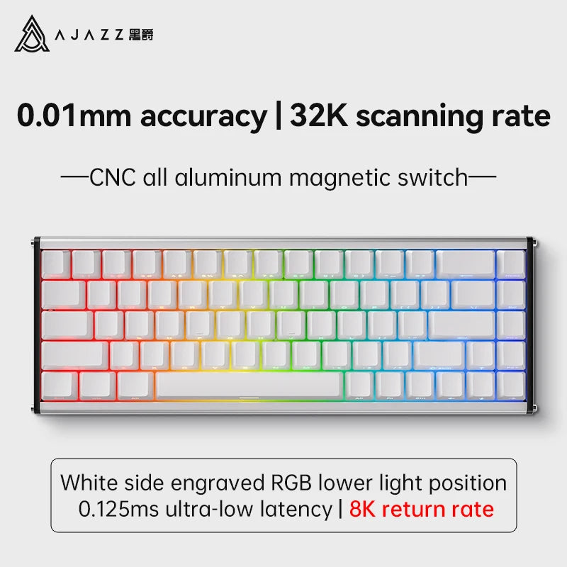 AJAZZ ALUX68 Aluminum Magnetic Keyboard, 68 Keys, Wired, photo 9