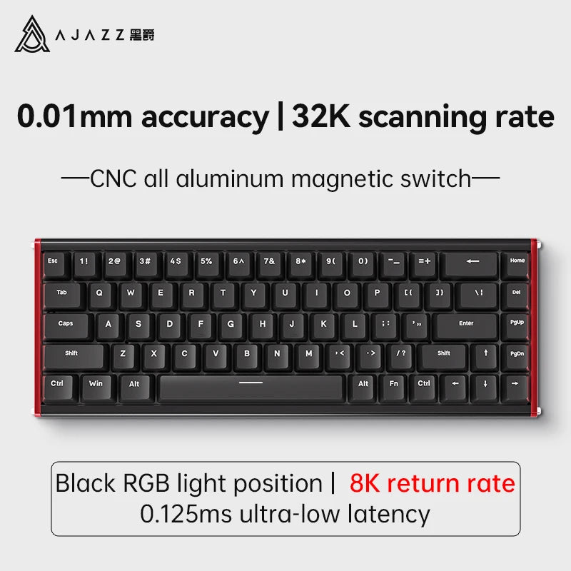AJAZZ ALUX68 Aluminum Magnetic Keyboard, 68 Keys, Wired, photo 12