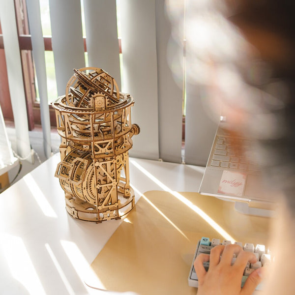 The 3D Wooden Puzzle Clock – The Dream Tourbillon