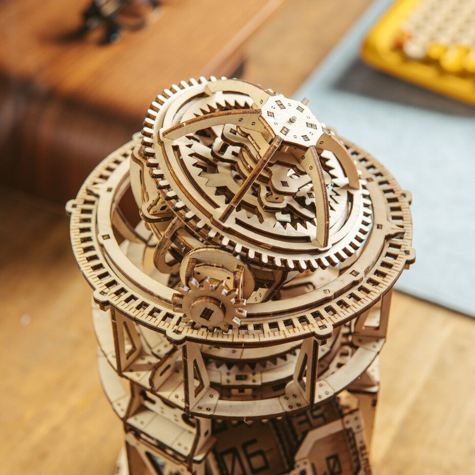 The 3D Wooden Puzzle Clock – The Dream Tourbillon