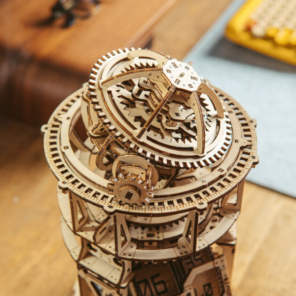 The 3D Wooden Puzzle Clock – The Dream Tourbillon