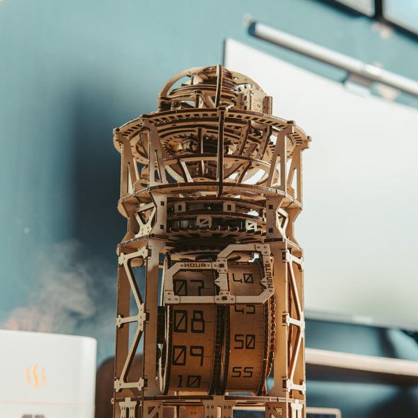 The 3D Wooden Puzzle Clock – The Dream Tourbillon