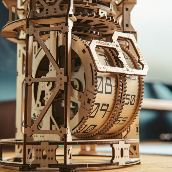 The 3D Wooden Puzzle Clock – The Dream Tourbillon
