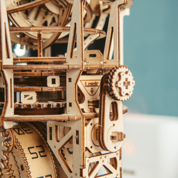 The 3D Wooden Puzzle Clock – The Dream Tourbillon