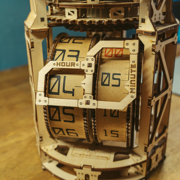 The 3D Wooden Puzzle Clock – The Dream Tourbillon