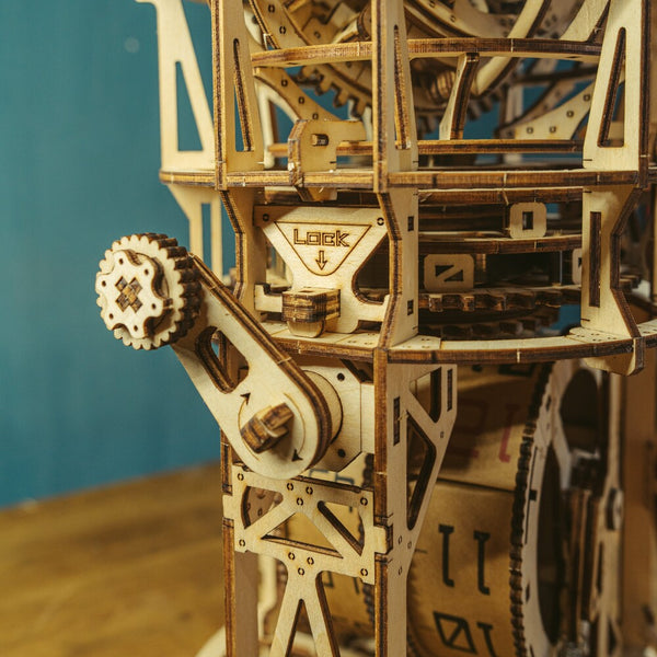 The 3D Wooden Puzzle Clock – The Dream Tourbillon