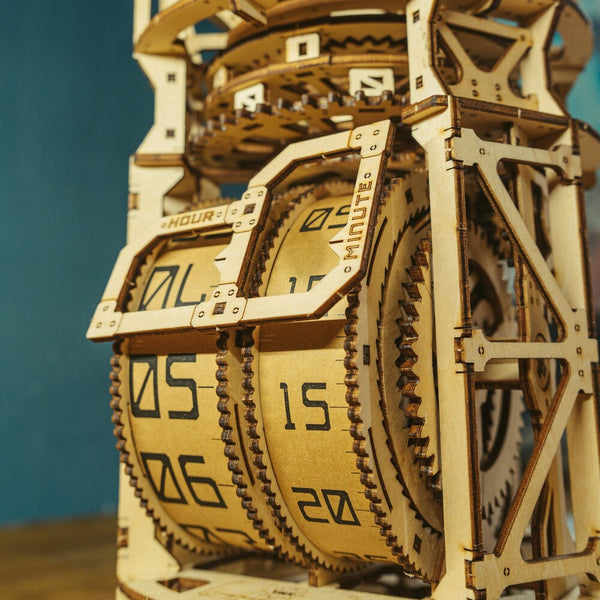 The 3D Wooden Puzzle Clock – The Dream Tourbillon
